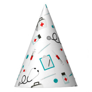 Party für medizinisches Pflegepersonal, das Partyhütchen