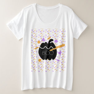 Party für niedliche geometrische Pumpkin-Carvingko Große Größe T-Shirt