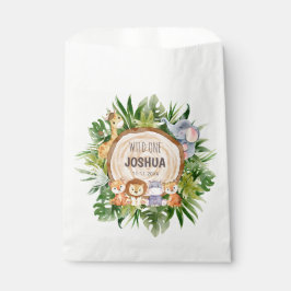 Party für personalisierte Safari-Tiere Geschenktütchen