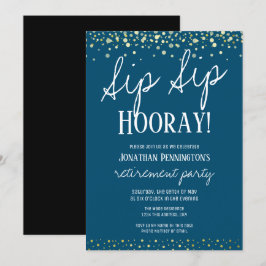 Party für Rentenzahlungen Sip Hooray Einladung