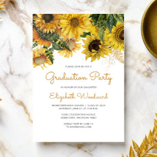 Party für Sonnenblumen Einladung
