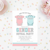 Party für Team Pink oder Blue Baby Gender
