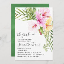 Party für tropische Wasserfarben am Strand