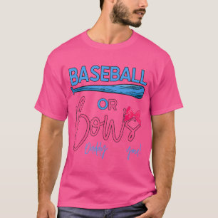 Party für Vater bei Baseball oder Bows T-Shirt