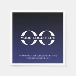 Party für Veranstaltungen mit Firmenlogo Serviette
