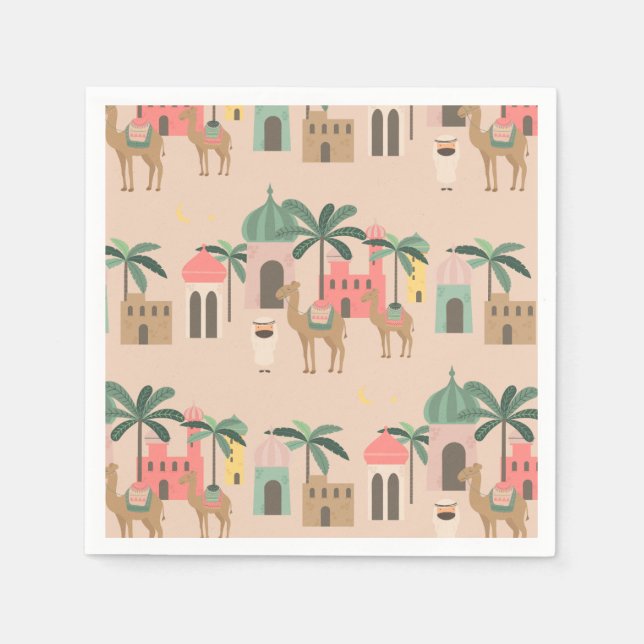 Party für Wüstendusche Serviette (Vorderseite)