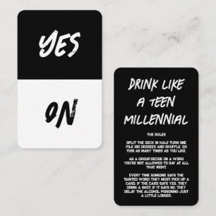 Party Game Cards Visitenkarte