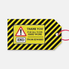 Party-Gast Zickzack Geschenkmarke Geschenkanhänger