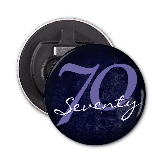 Party | Geburtstag / Lila Jubiläum Flaschenöffner (Vorderseite)