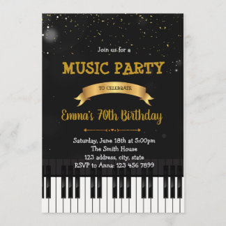 Party-Geburtstagsfeier Einladung