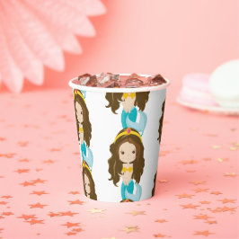 Party gelbe Meerjungfrauen Papiertüten Pappbecher