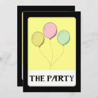 PARTY Gelbes Tarot Stil Geburtstagsballons