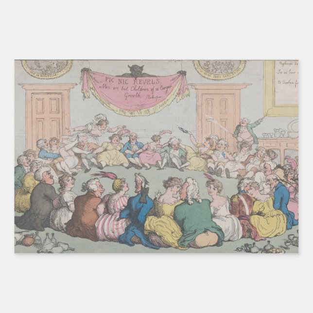 Party - Geschenkpapier (Vorderseite)