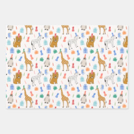 Party Geschenkpapier Set