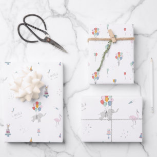 Party Geschenkpapier Set