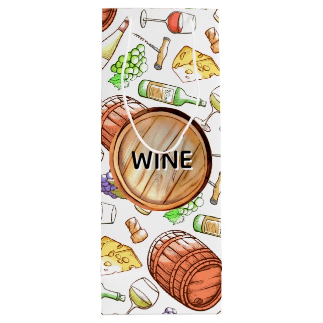 Party  geschenktüte für weinflaschen (Rückseite)