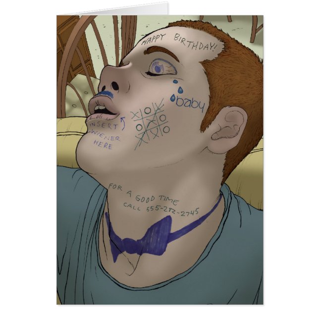 Party-Gesicht (Vorne)