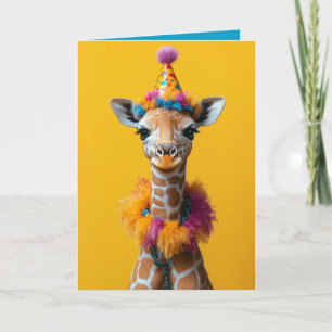 Party Giraffe Extravaganza Einladung