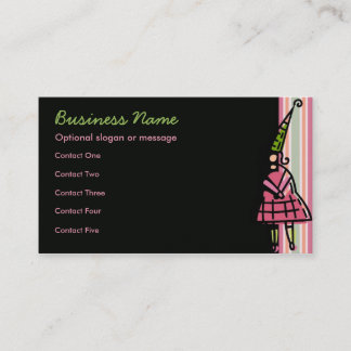 Party Girl Business Cards Visitenkarte