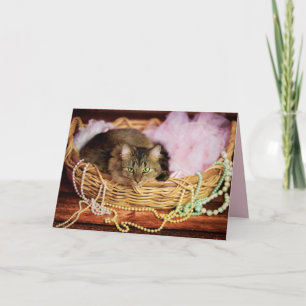 Party Girl Grußkarte Karte