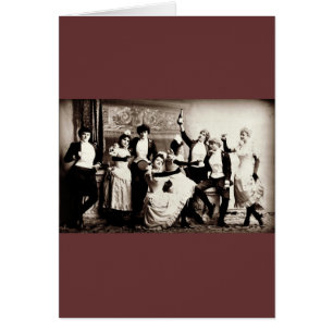 Party Girls Vintag Print