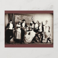 Party Girls Vintag Print