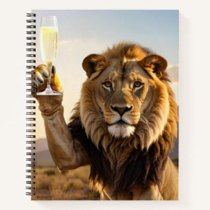 Party Glückwünsche Löwe Notizbuch