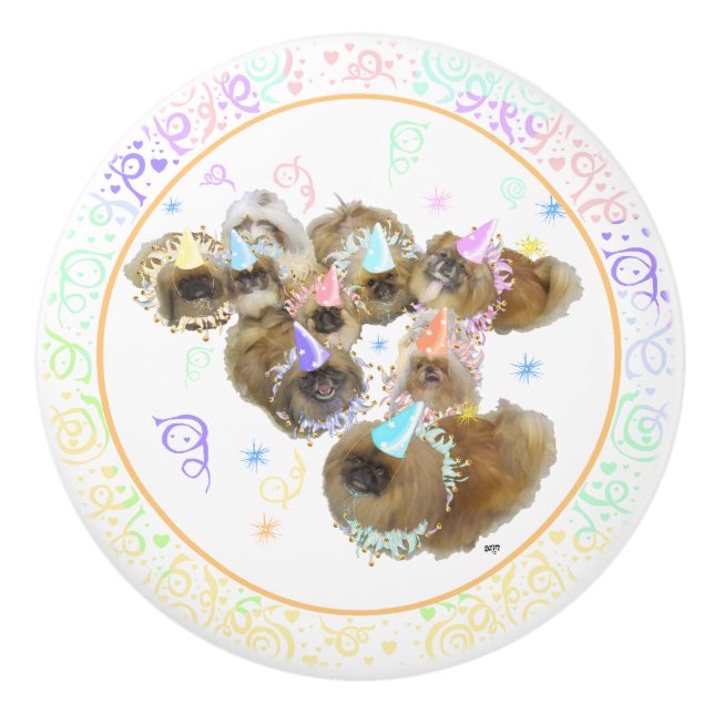 Party Group Keramikknauf (Vorderseite)