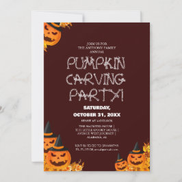 Party Halloween Spooky Einladung