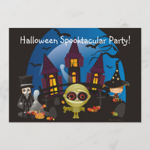 Party Halloweens Spooktacular! Einladung