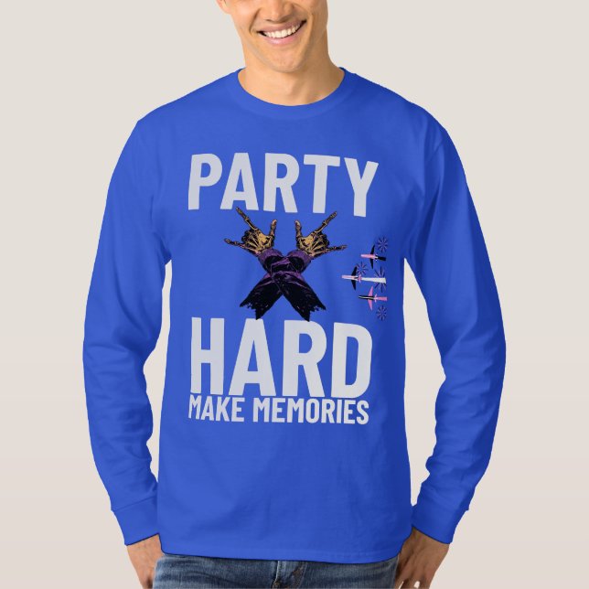 PARTY HARD Basic Long Sleeve T - Shirt (Vorderseite)