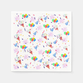 Party Hat Paper Napkin Serviette