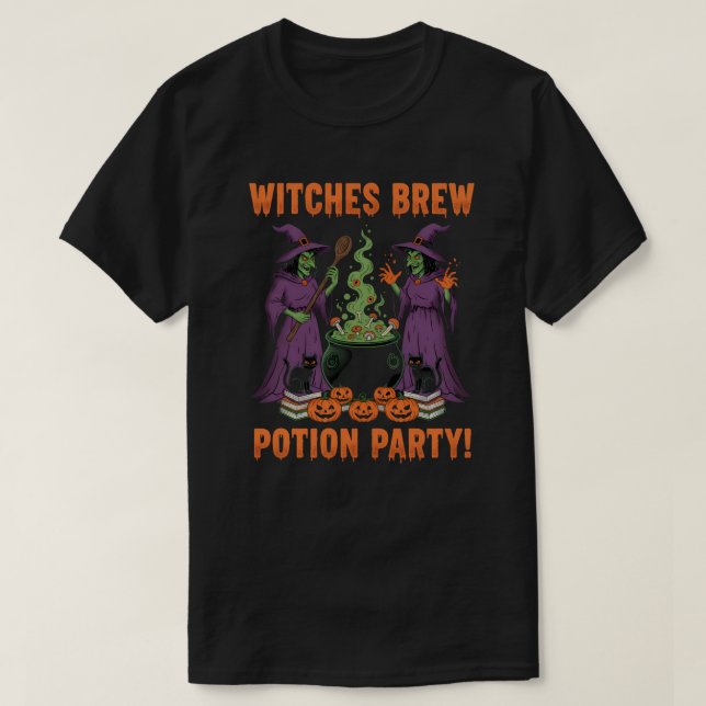 Party "Hexenbrew" T-Shirt (Design vorne)