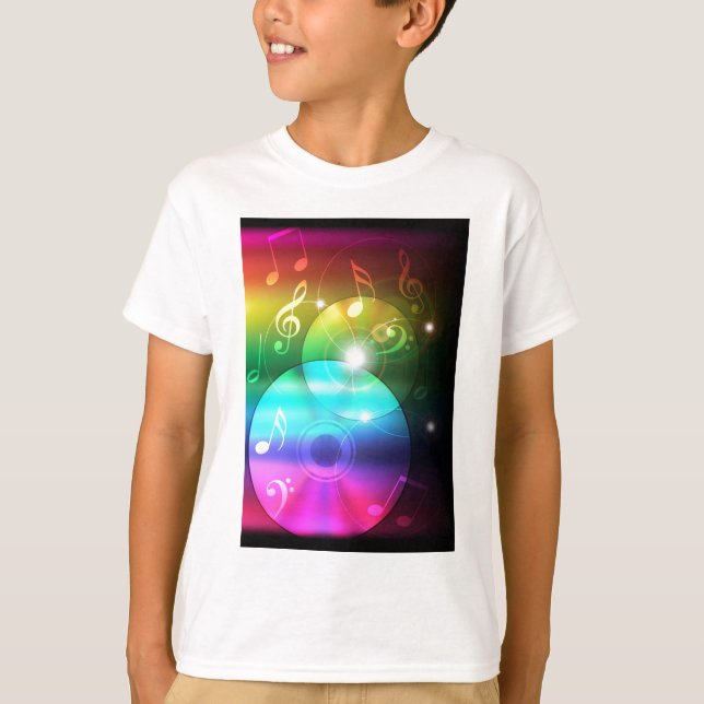 Party-Hintergrund T-Shirt (Vorderseite)