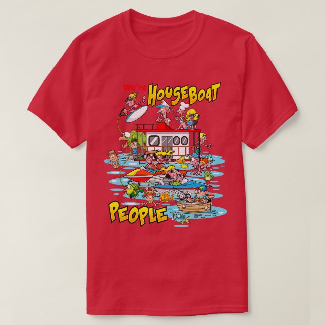 Party-Hochseefischen T-Shirt (Design vorne)