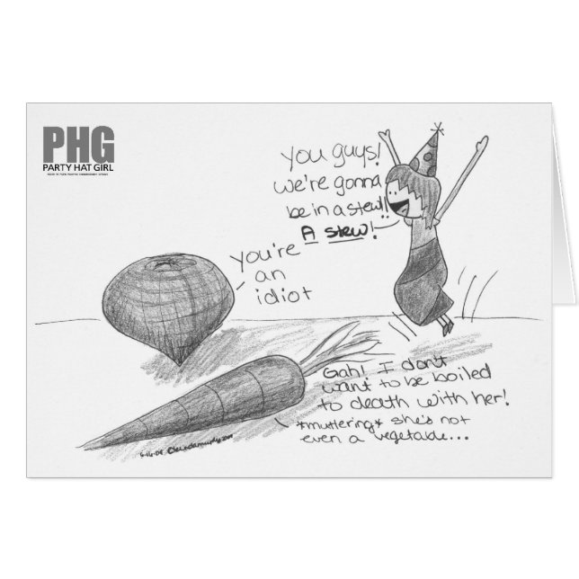 Party-Hut-Mädchen --Wir werden in einem (Vorderseite (Horizontal))