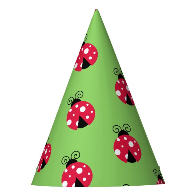 Party Hut-Marienkäfer Partyhütchen (Vorderseite)