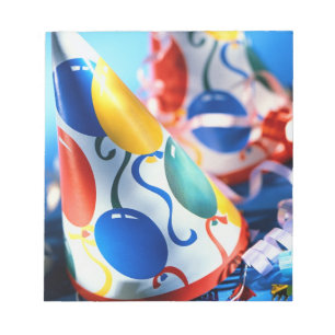 Party-Hüte Notizblock