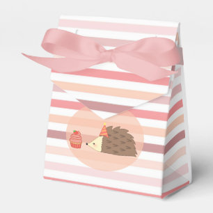 Party Igel und Cupcake Geschenkschachtel