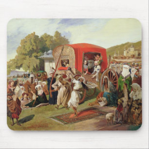 Party im Freienin der Türkei, c.1830-60 Mousepad