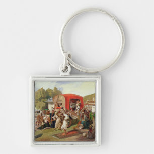 Party im Freienin der Türkei, c.1830-60 Schlüsselanhänger