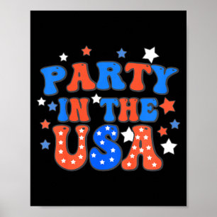 Party in den usa 4. Juli Unabhängigkeitstag Baby Poster