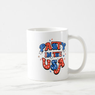 Party In Den USA 4. Juli Unabhängigkeitstag USA Kaffeetasse