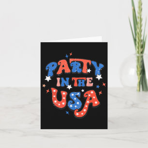 Party in den USA 4. Juli Unabhängigkeitstag USA Karte