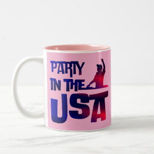 Party in den USA 4. Juli Zweifarbige Tasse