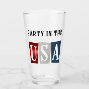 Party in den USA Glas