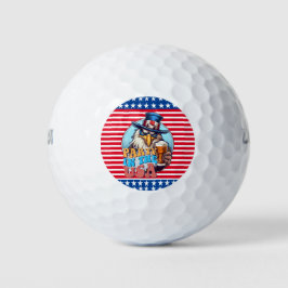 Party in den USA GOLFER Golfball