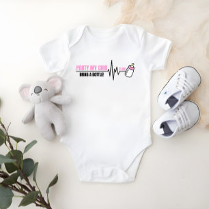 Party in meinem Grill - Funny Baby Bodysuit Baby Strampler