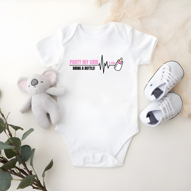 Party in meinem Grill - Funny Baby Bodysuit Baby Strampler (Von Creator hochgeladen)