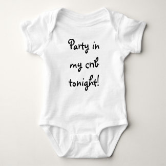 Party in meiner Krippe heute Abend! Baby Strampler